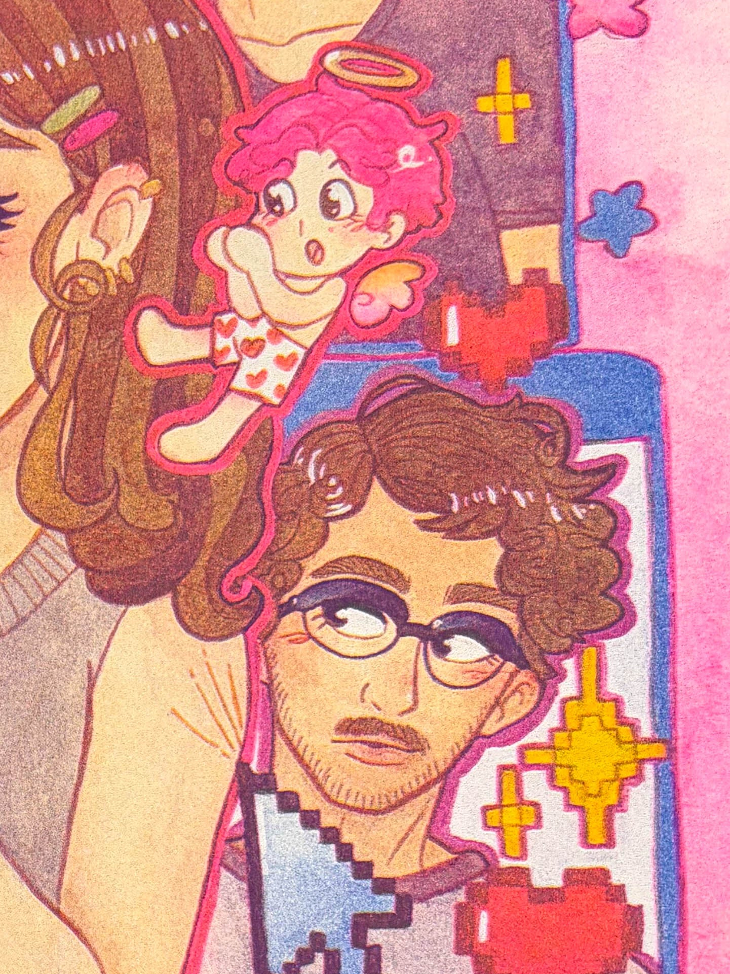 panic! risograph print