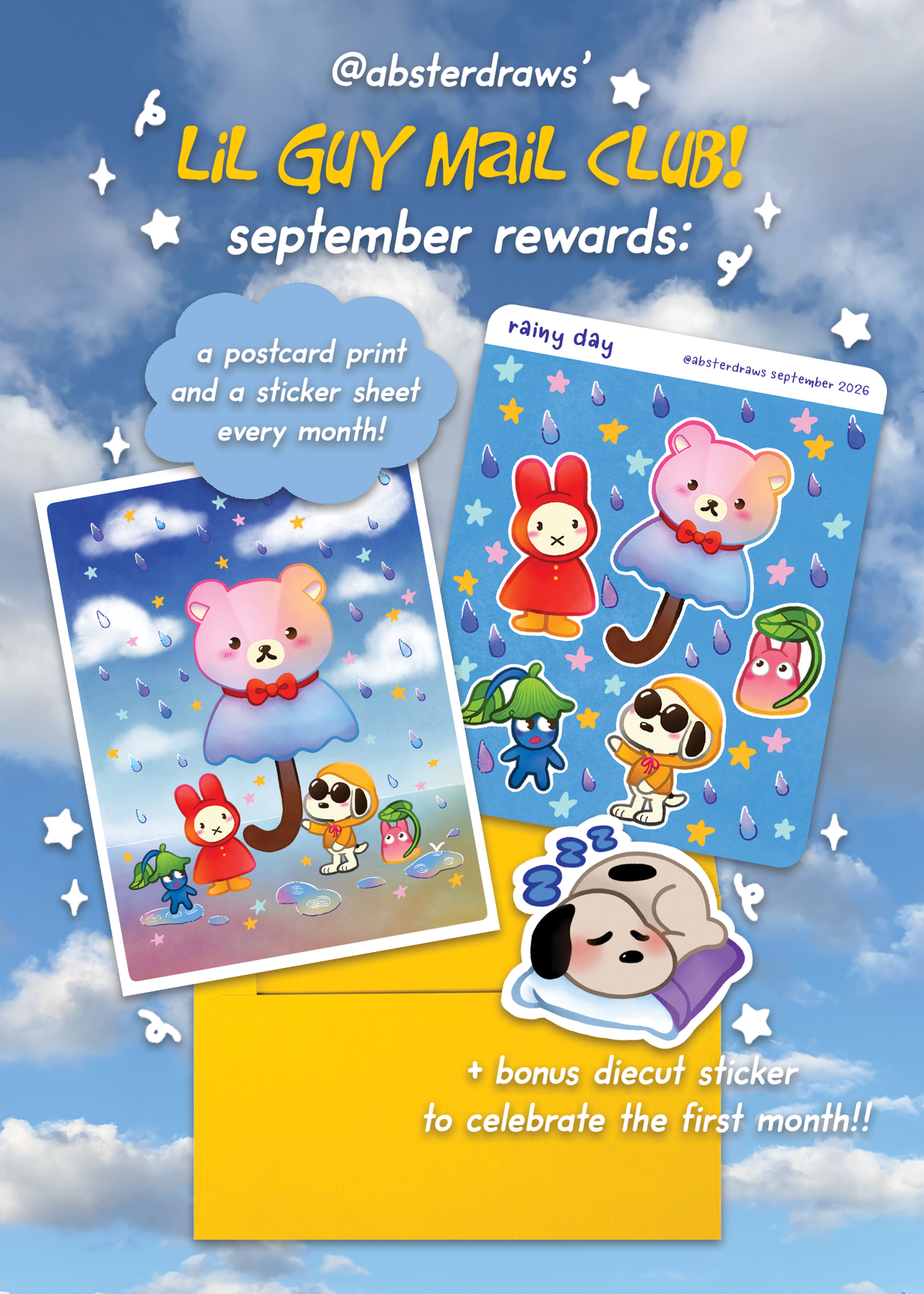 abby's little guy mail club!